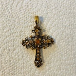 Bronze cross pendant